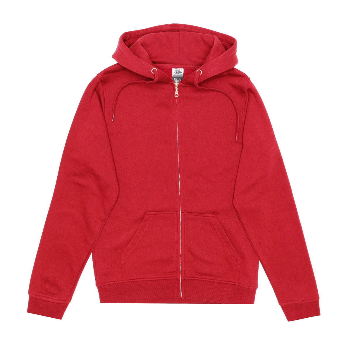JustLikeHero HERO-3020 Full-Zip Hoodie - Red