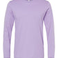 Bella+Canvas 3501 Unisex Jersey Long Sleeve Tee - Dark Lavender