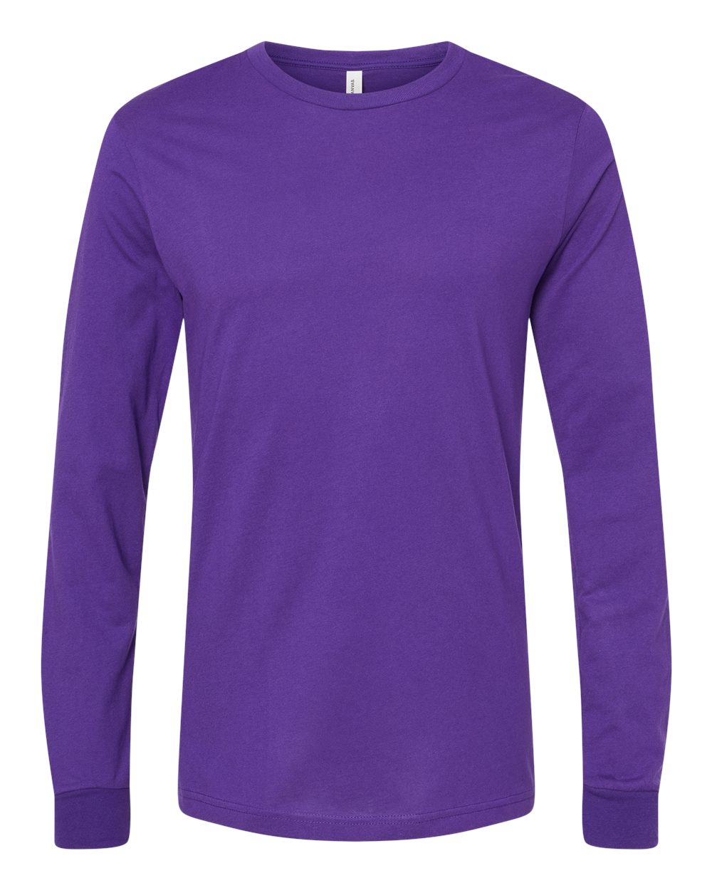 Bella+Canvas 3501 Unisex Jersey Long Sleeve Tee - Team Purple