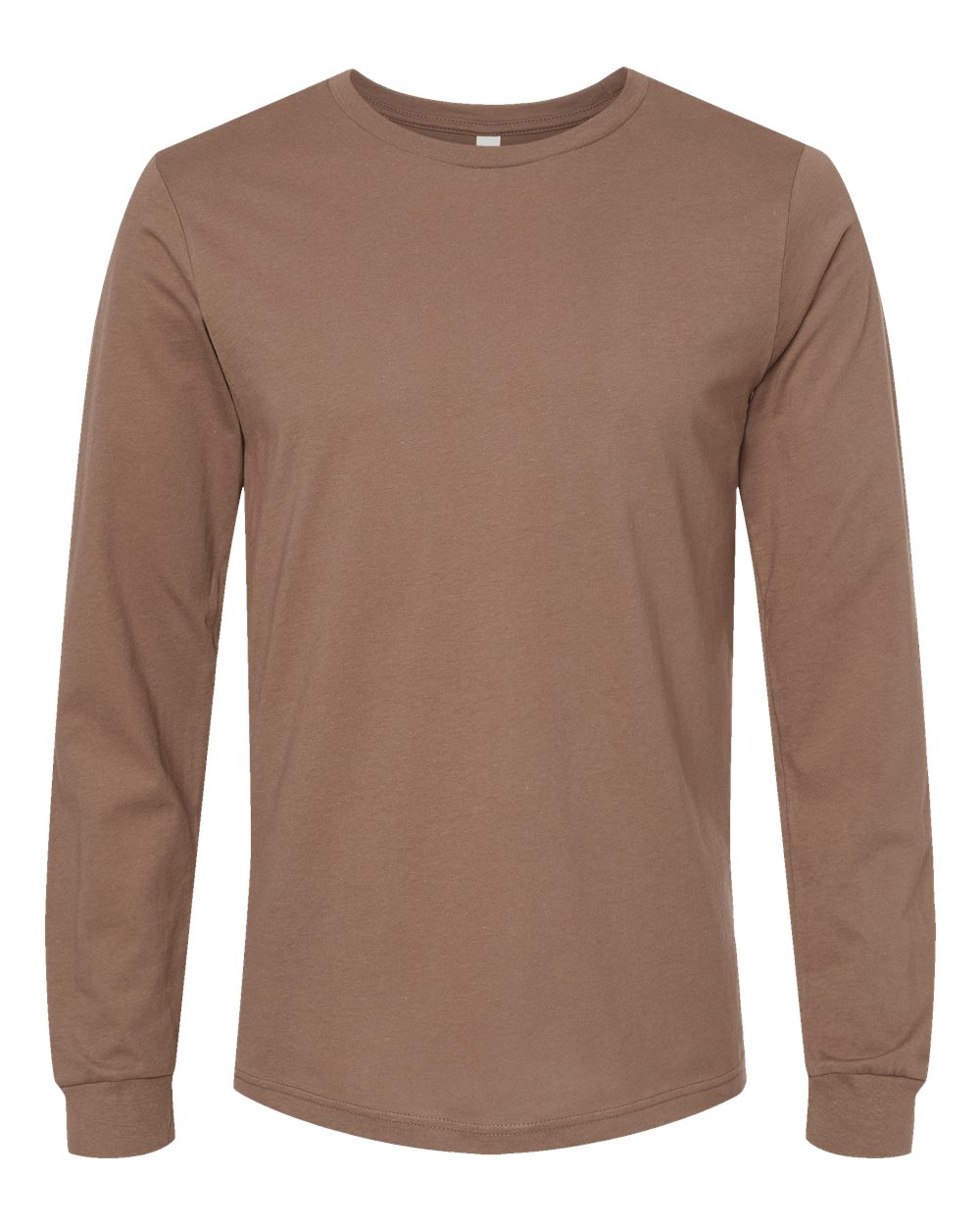 Bella+Canvas 3501 Unisex Jersey Long Sleeve Tee - Vintage Brown