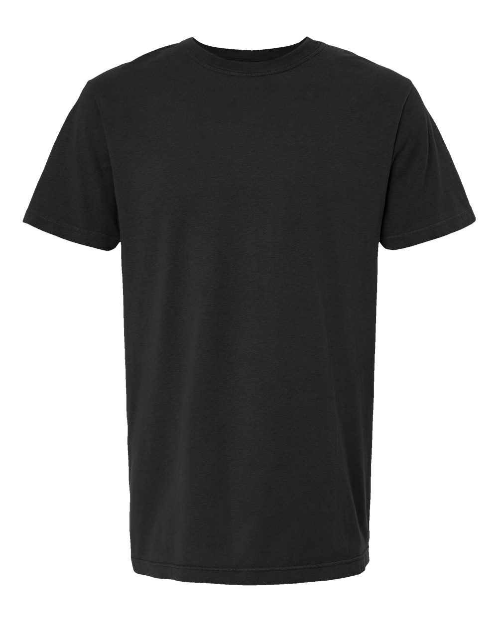 M&O 6500M Unisex Vintage Garment-Dyed T-Shirt - Black