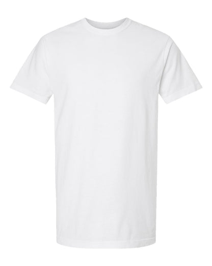 M&O 6500M Unisex Vintage Garment-Dyed T-Shirt - White