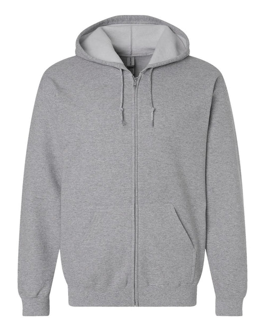 Gildan 18600 Heavy Blend Full-Zip Hoodie - Sport Grey