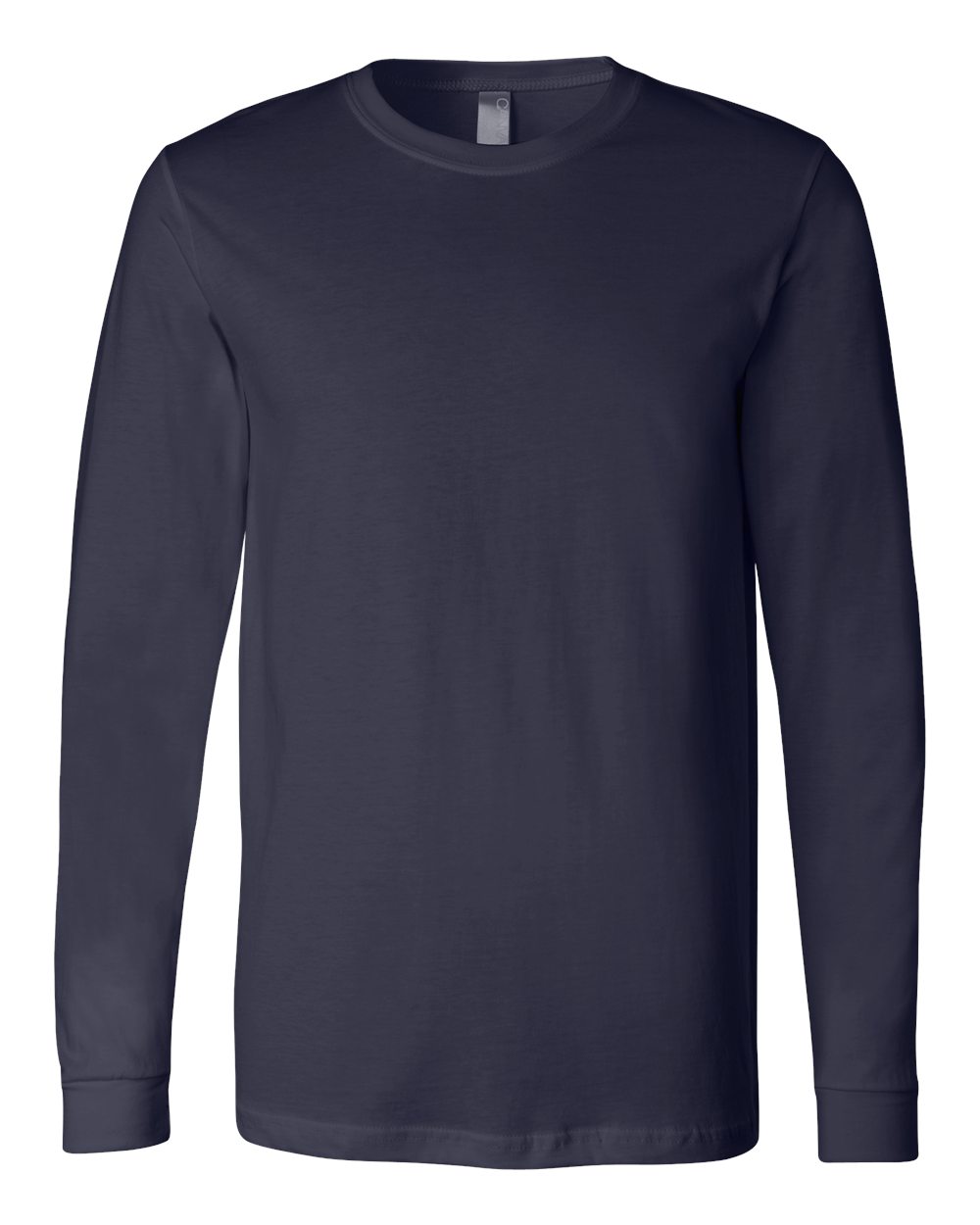 Bella+Canvas 3501 Unisex Jersey Long Sleeve Tee - Navy