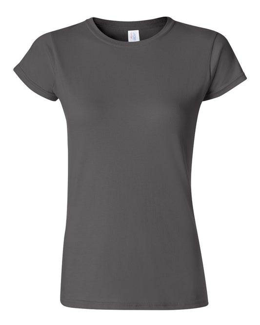 Gildan 64000L Softstyle Ladies T-Shirt - Charcoal