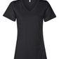Bella+Canvas 6405 Ladies Relaxed V-Neck Tee - Black