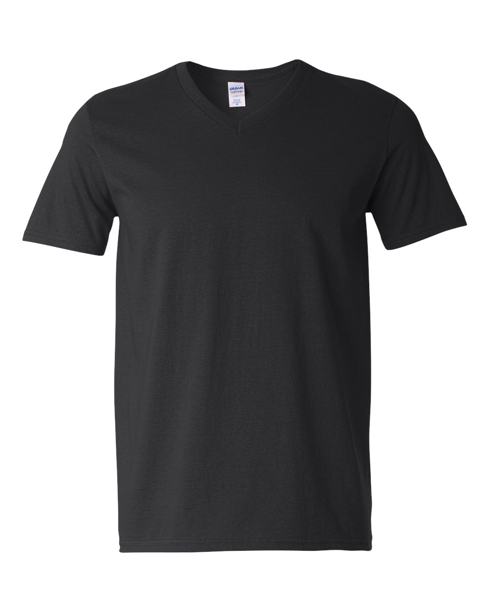 Gildan 64V00 Softstyle V-Neck T-Shirt - Black
