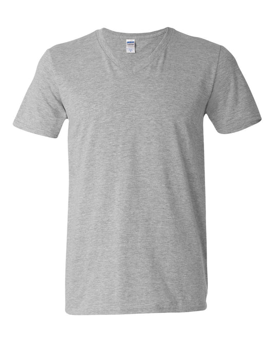 Gildan 64V00 Softstyle V-Neck T-Shirt - Sport Grey