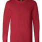 Bella+Canvas 3501 Unisex Jersey Long Sleeve Tee - Red