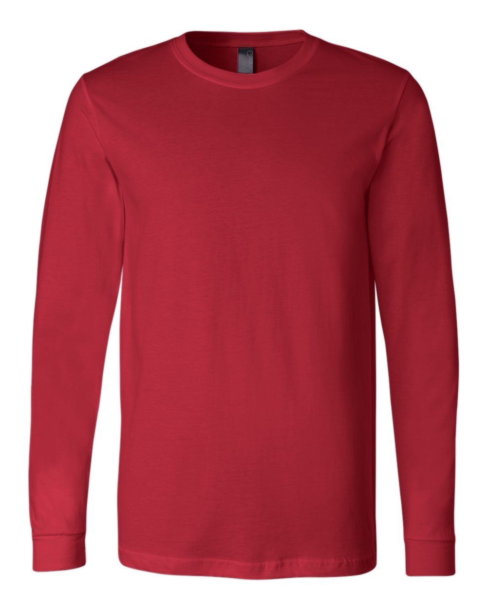 Bella+Canvas 3501 Unisex Jersey Long Sleeve Tee - Red