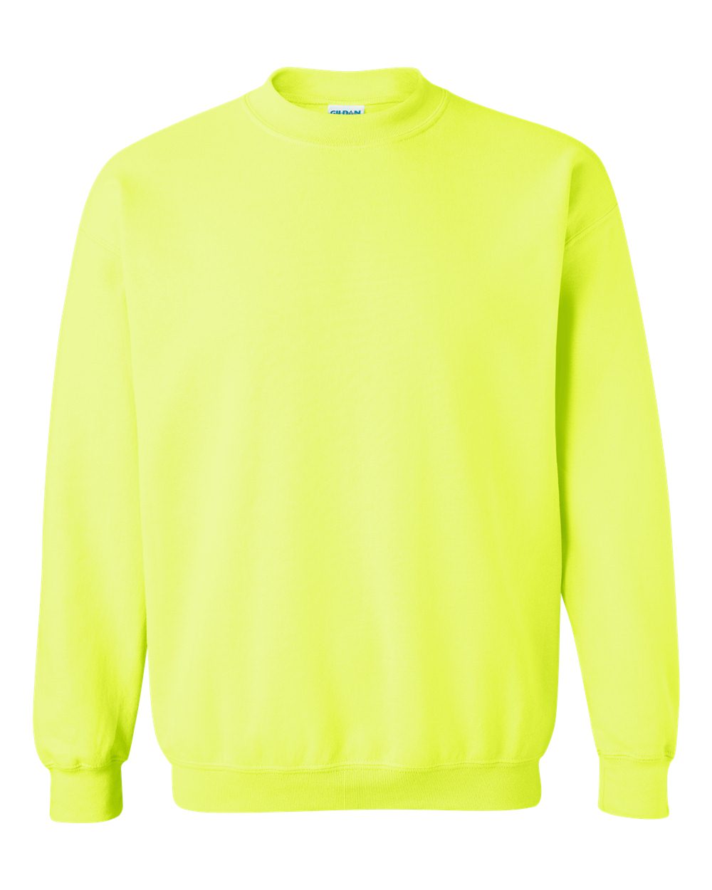 Gildan 18000 Heavy Blend Crewneck Sweatshirt - Safety Green