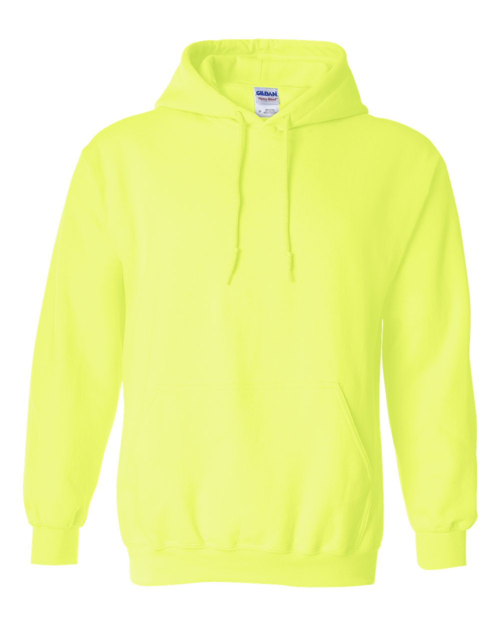 Gildan 18500 Heavy Blend Hooded Sweatshirt - Safety Green