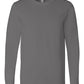 Bella+Canvas 3501 Unisex Jersey Long Sleeve Tee - Asphalt
