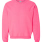 Gildan 18000 Heavy Blend Crewneck Sweatshirt - Safety Pink