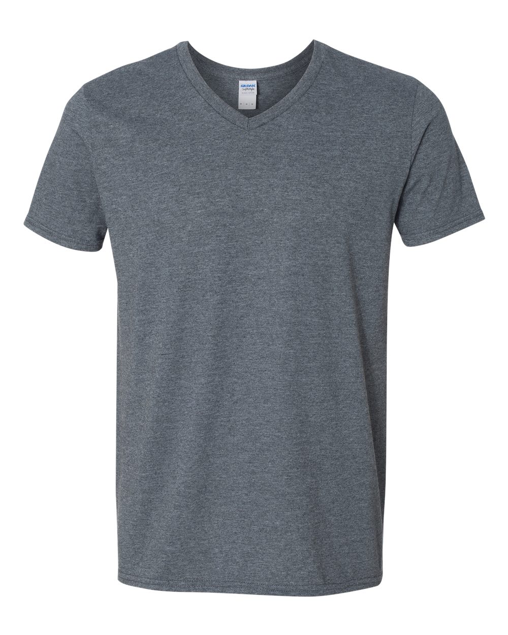 Gildan 64V00 Softstyle V-Neck T-Shirt - Dark Heather