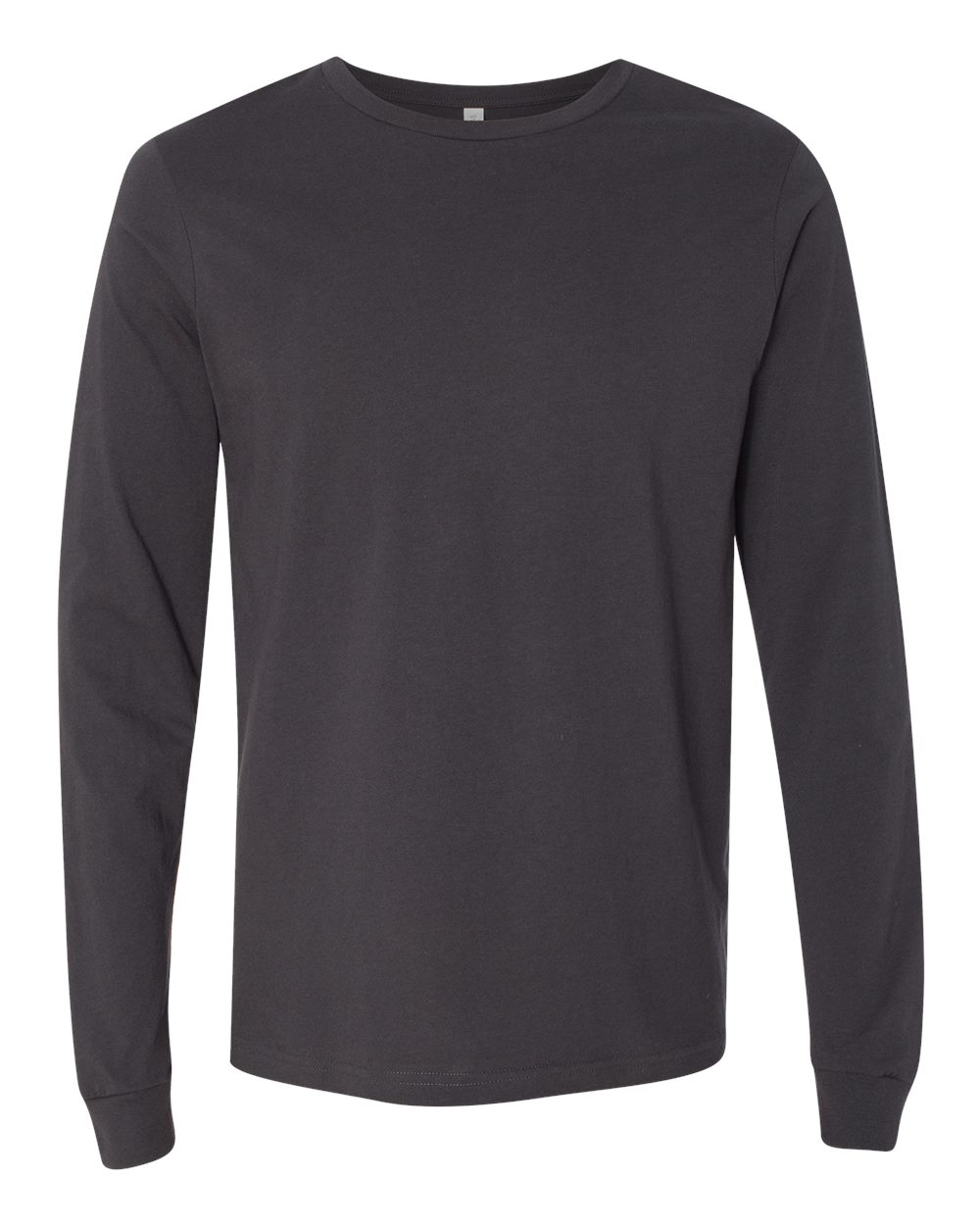 Bella+Canvas 3501 Unisex Jersey Long Sleeve Tee - Dark Grey