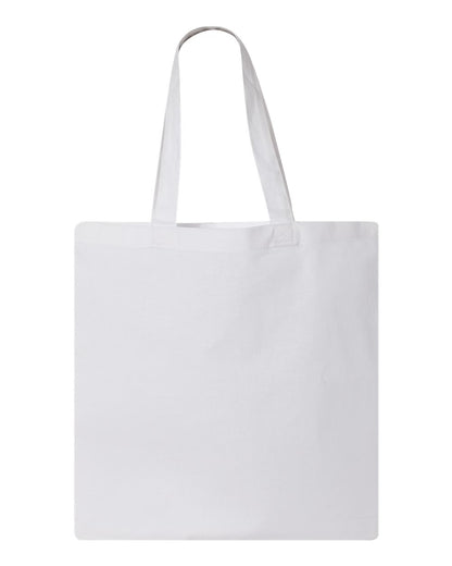Q-Tees QTB Economical Tote Bag - White