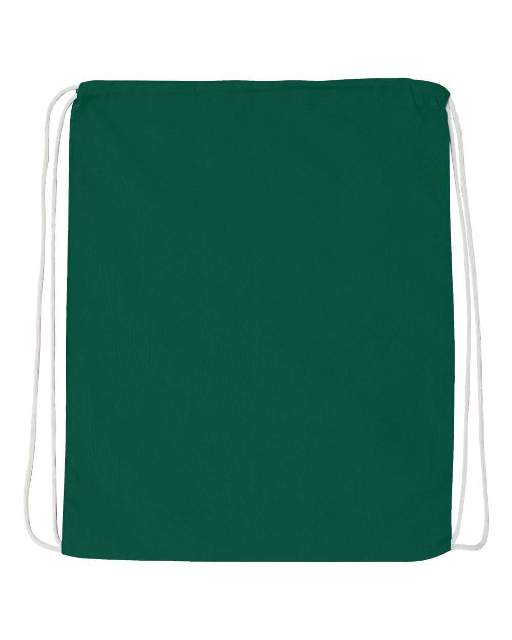 Q-Tees Q4500 Economical Cotton Drawstring Bag - Forest