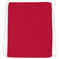 Q-Tees Q4500 Economical Cotton Drawstring Bag - Red