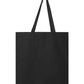 Q-Tees Q800 Canvas Promotional Tote - Black