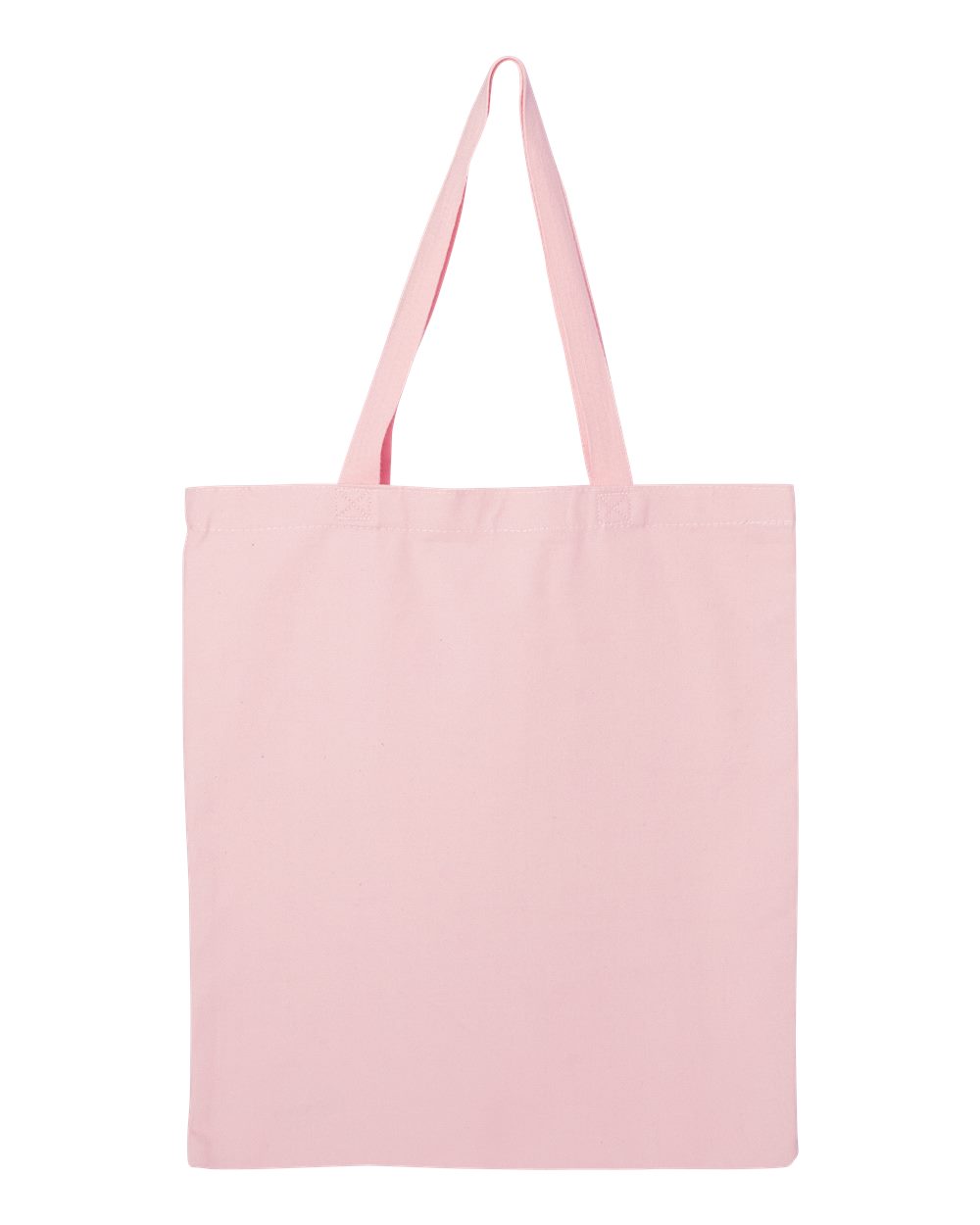 Q-Tees Q800 Canvas Promotional Tote - Light Pink