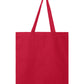 Q-Tees Q800 Canvas Promotional Tote - Red