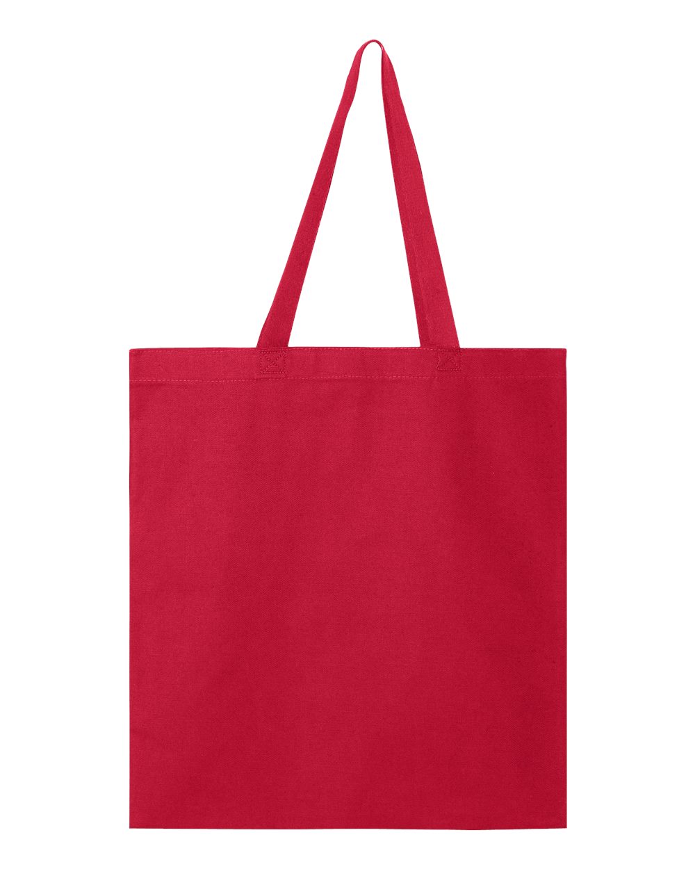 Q-Tees Q800 Canvas Promotional Tote - Red