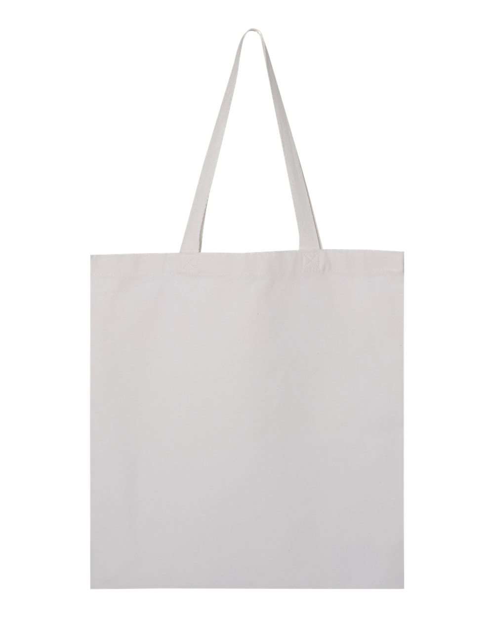 Q-Tees Q800 Canvas Promotional Tote - White