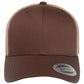 Yupoong 6606 Retro Trucker Cap - Brown/Khaki