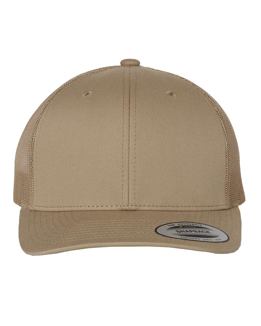 Yupoong 6606 Retro Trucker Cap - Khaki