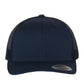Yupoong 6606 Retro Trucker Cap - Navy