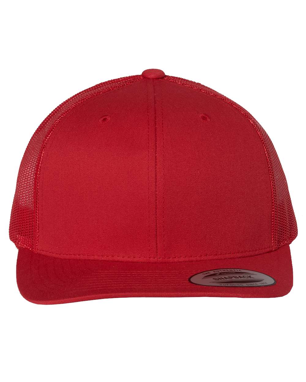 Yupoong 6606 Retro Trucker Cap - Red