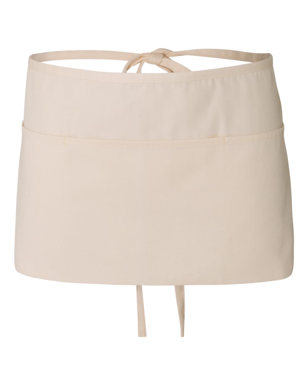 Q-Tees Q2115 Waist Apron with Pockets - Natural
