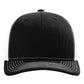 Richardson 112 Snapback Trucker Cap - Black/White