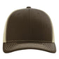 Richardson 112 Snapback Trucker Cap - Brown/Khaki
