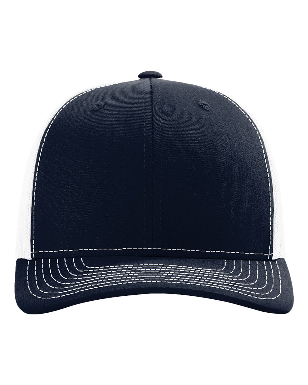 Richardson 112 Snapback Trucker Cap - Navy/White