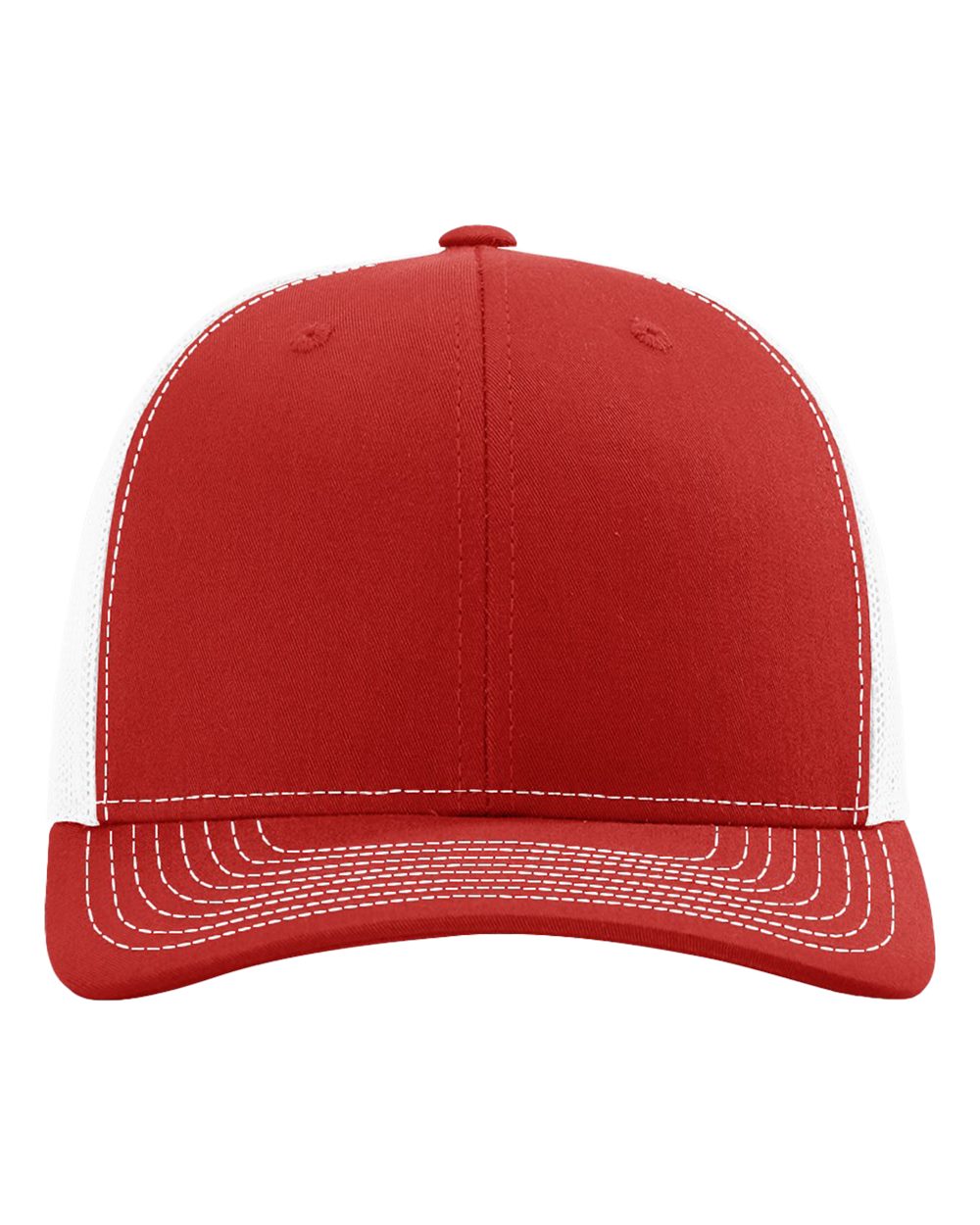 Richardson 112 Snapback Trucker Cap - True Red/White