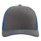 Richardson 112 Snapback Trucker Cap - Charcoal/Royal