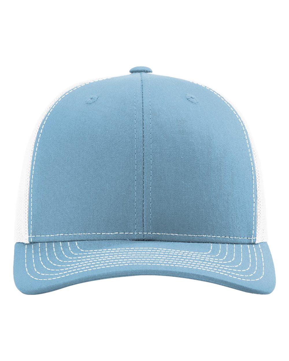 Richardson 112 Snapback Trucker Cap - Columbia Blue/White