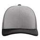 Richardson 112 Snapback Trucker Cap - Grey/Charcoal/Black
