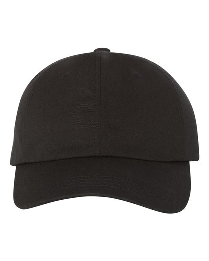 YP Classics 6245CM Cotton Twill Dad Cap - Black