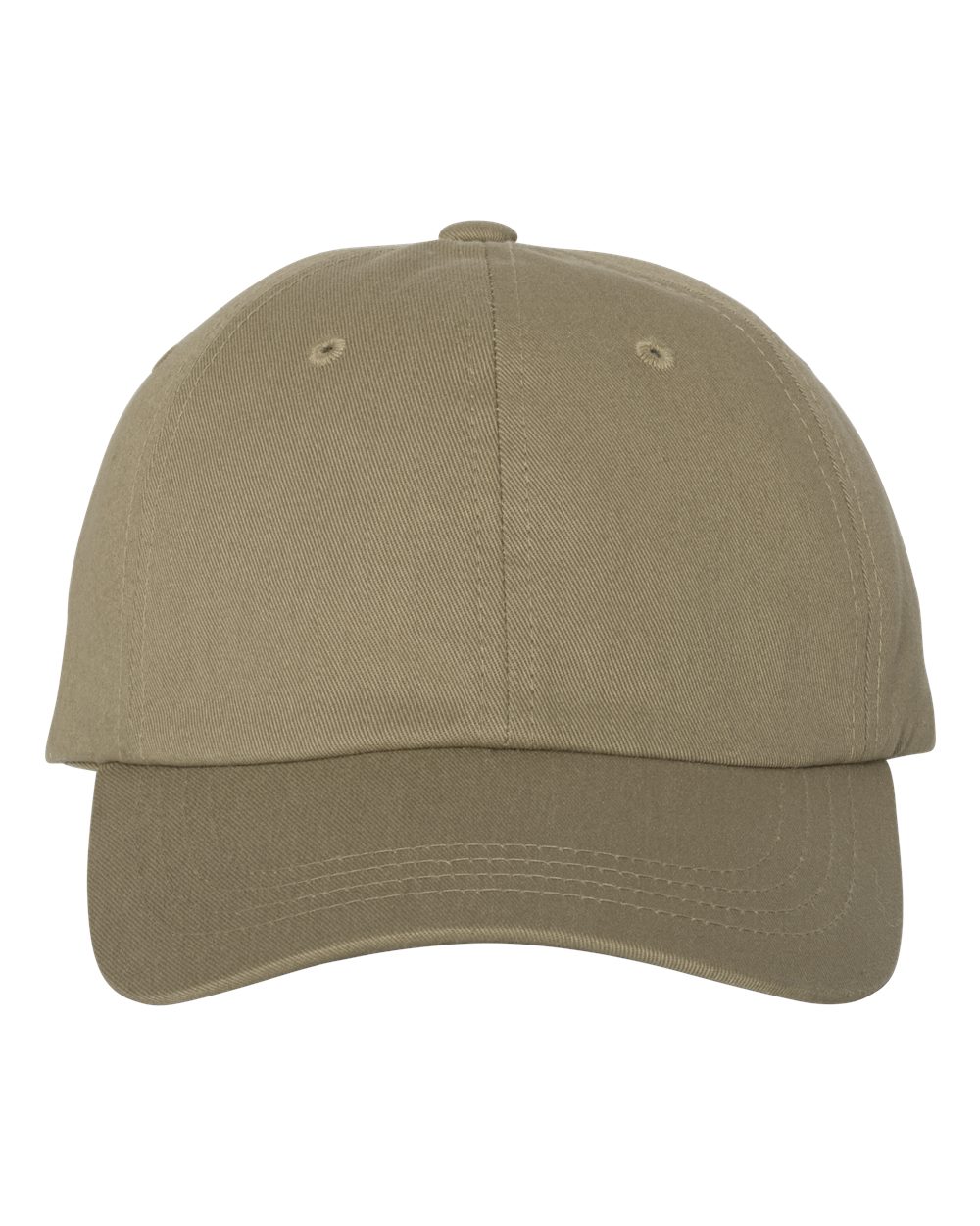 YP Classics 6245CM Cotton Twill Dad Cap - Khaki
