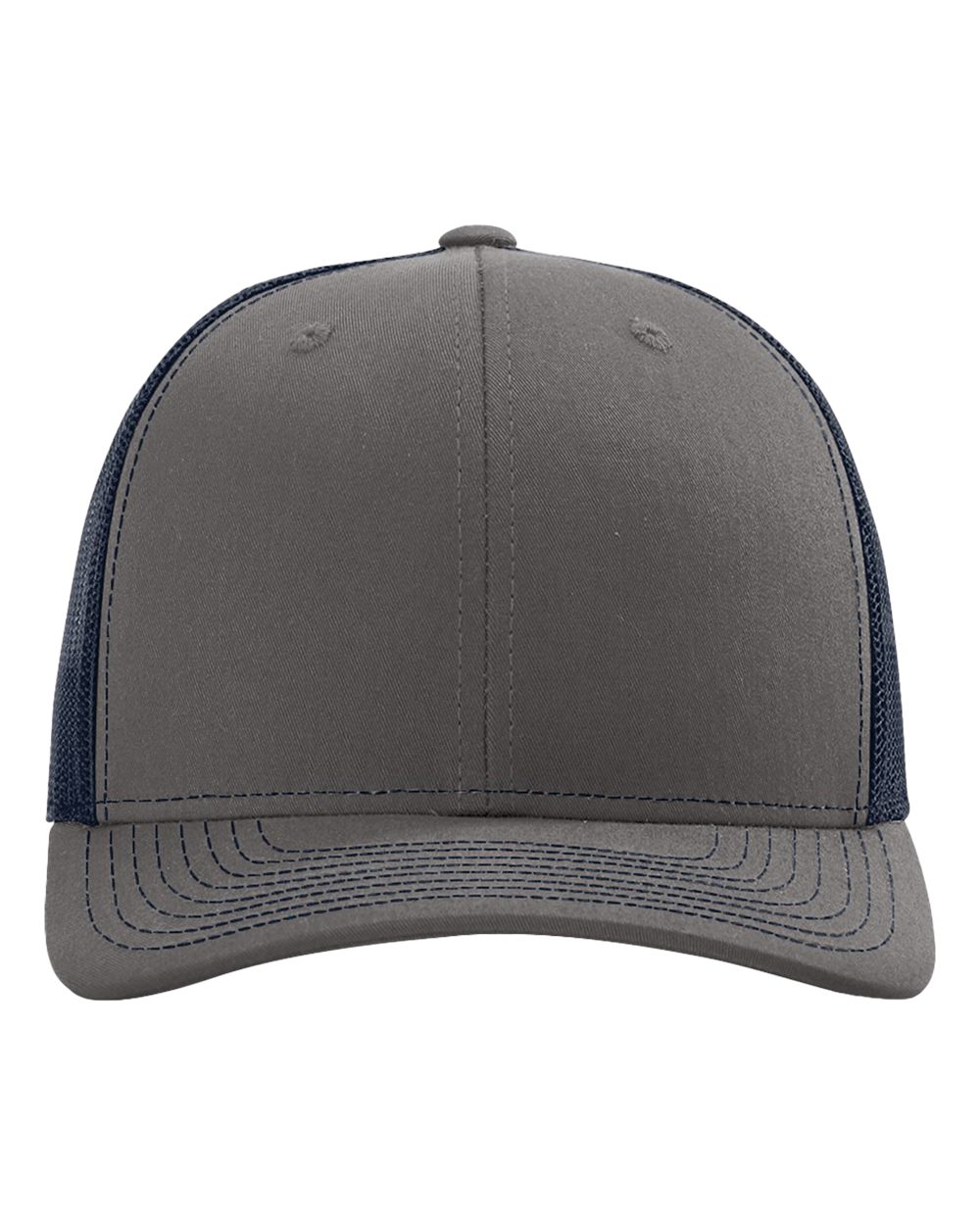 Richardson 112 Snapback Trucker Cap - Charcoal/Navy