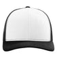 Richardson 112 Snapback Trucker Cap - White/Black