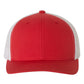 Yupoong 6606 Retro Trucker Cap - True Red/White