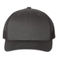 Yupoong 6606 Retro Trucker Cap - Charcoal/Black