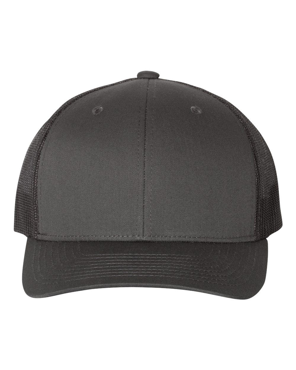Yupoong 6606 Retro Trucker Cap - Charcoal/Black