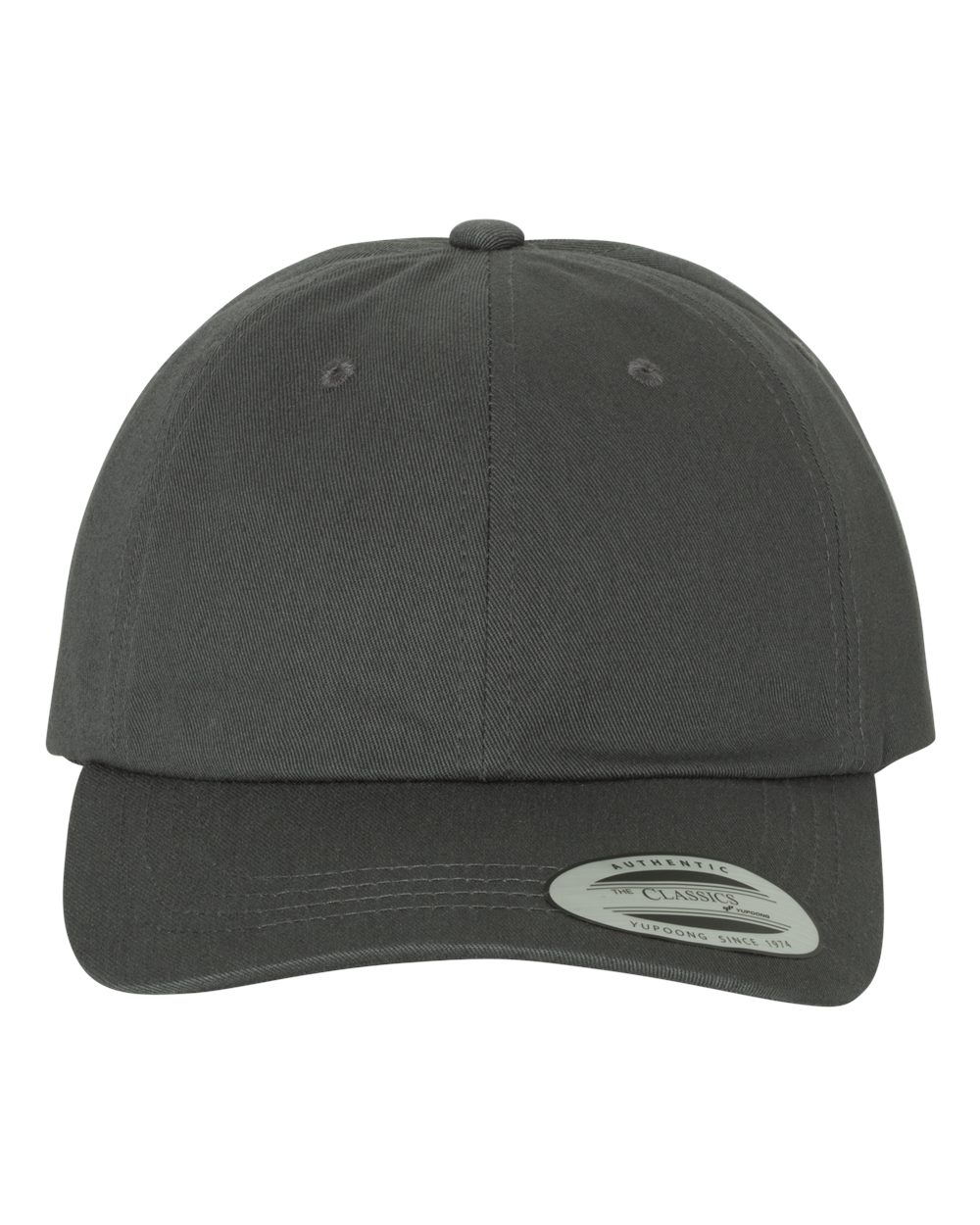 YP Classics 6245CM Cotton Twill Dad Cap - Dark Grey