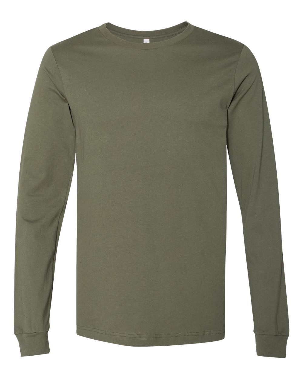 Bella+Canvas 3501 Unisex Jersey Long Sleeve Tee - Military Green