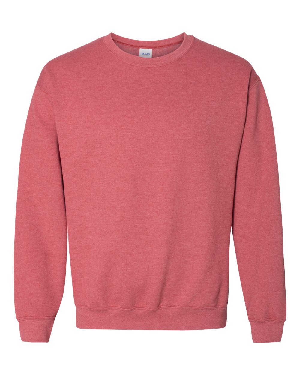 Gildan 18000 Heavy Blend Crewneck Sweatshirt - Heather Scarlet Red